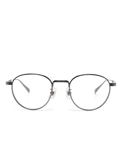 Dunhill Round-frame Glasses In Black