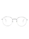 Dunhill Round-frame Glasses In 银色