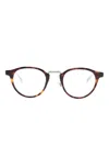 Dunhill Round-frame Glasses In Brown