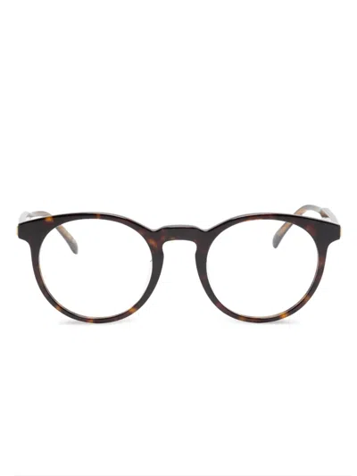 Dunhill Round-frame Glasses In Brown