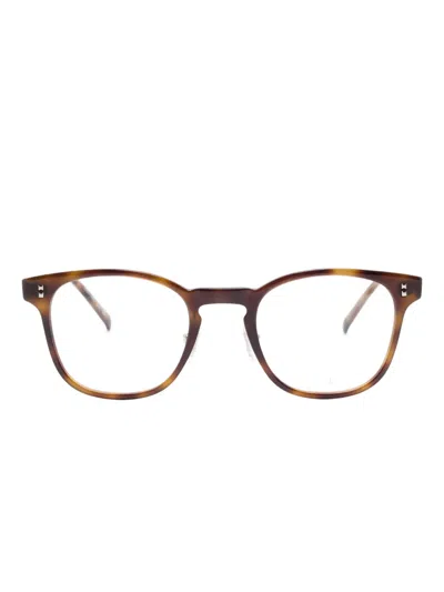Dunhill Round-frame Glasses In Brown