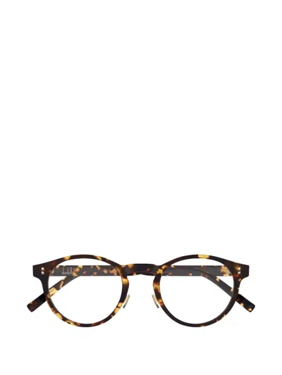 Dunhill Round-frame Glasses In Brown