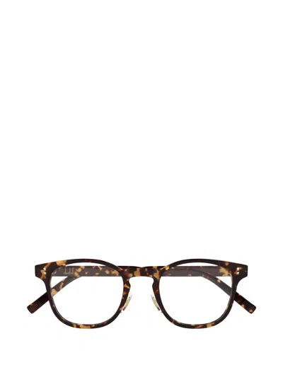 Dunhill Round-frame Glasses In Brown