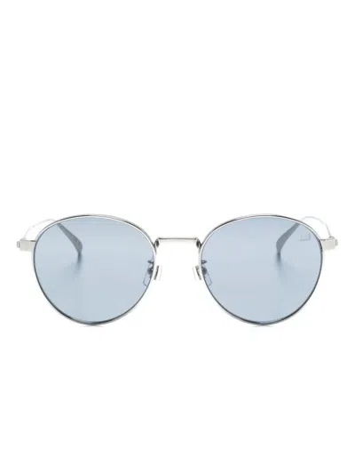 Dunhill Round-frame Sunglsses In 银色