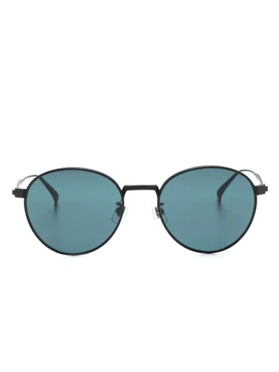 Dunhill Round-frame Sunglasses In 黑色