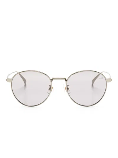 Dunhill Round-frame Sunglasses In 金色