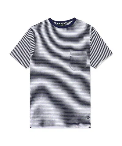 Dunhill Round Neck Striped T-shirt In White