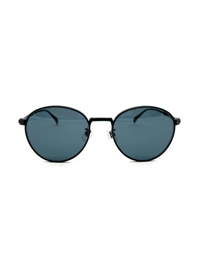 Dunhill Round Oval Panthos Titanium 53mm Mens Sunglasses In Black