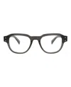 Dunhill Round-frame Acetate Optical Frames In Black