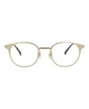 Dunhill Round-frame Titanium Optical Frames In Gold