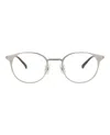 Dunhill Round-frame Titanium Optical Frames In Metallic