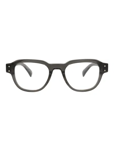 Dunhill Round/oval Men's Optical Frames In Black