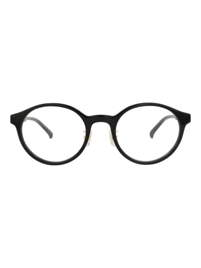Dunhill Round/oval Recycled Acetate Men's Eyeglasses Du0053oa In Black