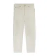 Dunhill Sea Island Cotton Straight Jeans In White