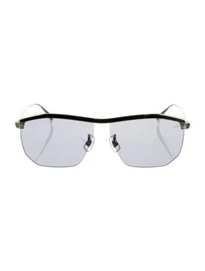Pre-owned Dunhill Shield Mirrored Sunglasses W/ Tags In Gray