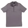 Dunhill Short Sleeve Cotton Polo Shirt In Grey
