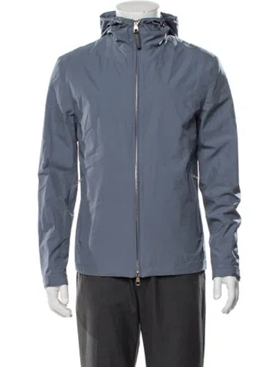 Pre-owned Dunhill Silk Jacket In Blue