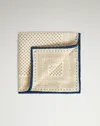 Dunhill Silk Micro Diamond Neats Screen Printed Pocket Square