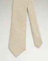 Dunhill Silk Micro Diamond Neats Screen Printed Tie