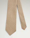 Dunhill Silk Polka Dot Screen Printed Tie