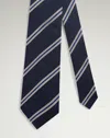 Dunhill Silk Regimental Stripe Woven Tie
