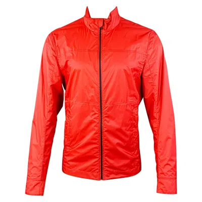 Pre-owned Dunhill Size M Red Polyamide Zip Up Jacket
