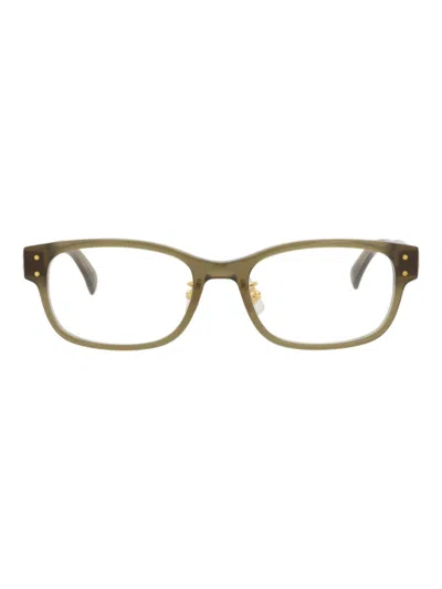 Dunhill Sleek Square-rectangle Eyeglasses For Men In Brown