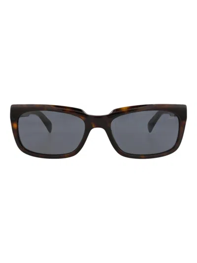 Dunhill Sleek Square/rectangle Men's Eco-friendly Sunglasses In Black