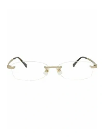 Pre-owned Dunhill Solid Eyeglasses W/ Tags In Gold