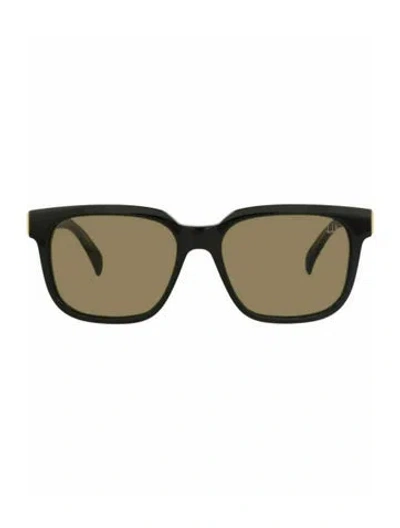 Pre-owned Dunhill Solid Sunglasses W/ Tags In Black