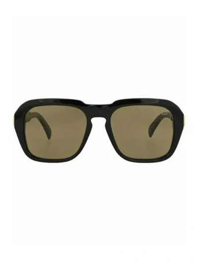 Pre-owned Dunhill Solid Sunglasses W/ Tags In Black