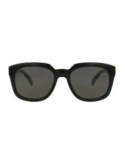 Pre-owned Dunhill Solid Sunglasses W/ Tags In Black