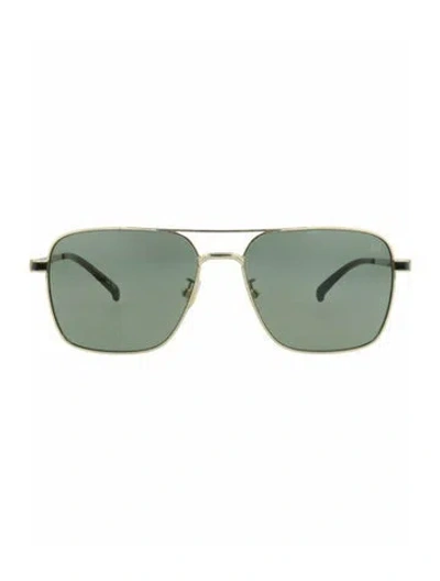 Pre-owned Dunhill Solid Sunglasses W/ Tags In Gold
