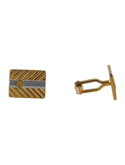 Pre-owned Dunhill Square Cufflinks In Multi