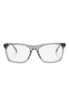 Dunhill Square-frame Glasses In Grey