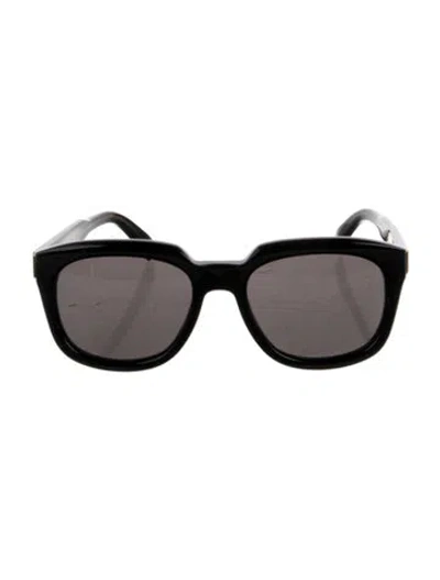 Pre-owned Dunhill Square Tinted Sunglasses In Black