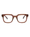 Dunhill Square-frame Acetate Optical Frames In Brown