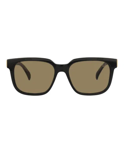 Dunhill Square-frame Acetate Sunglasses In Black