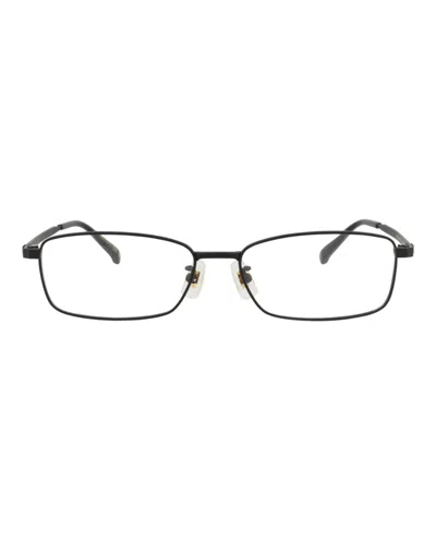Dunhill Square-frame Titanium Optical Frames In Black