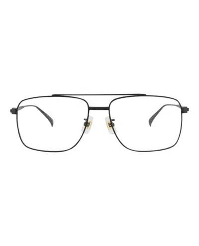 Dunhill Square-frame Titanium Optical Frames In Multi