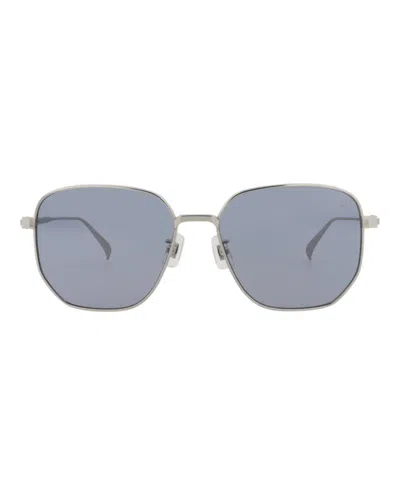 Dunhill Square-frame Titanium Sunglasses In Multi