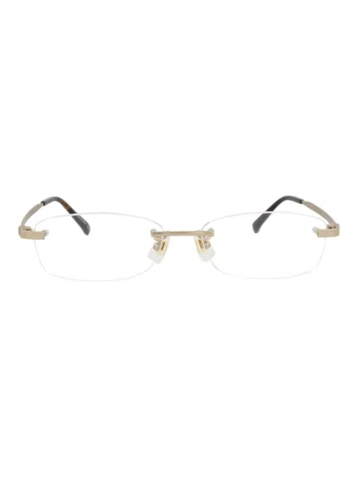 DUNHILL DUNHILL SQUARE/RECTANGLE TITANIUM EYEGLASSES FOR MEN
