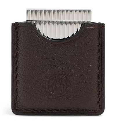 Dunhill Stainless Steel Cigar Cutter In Brown