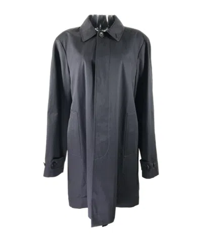 Dunhill Standing Collar And Long-sleeved Windbreaker In Black