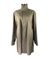 Dunhill Standing Collar And Long-sleeved Windbreaker In Green
