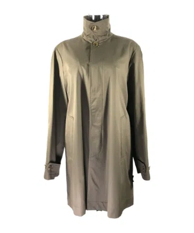 Dunhill Standing Collar And Long-sleeved Windbreaker In Green