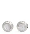 Dunhill Sterling Silver Transmission Cufflinks In White