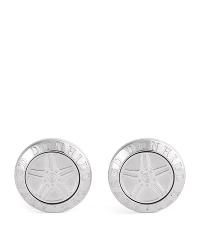 Dunhill Sterling Silver Tyre Cufflinks