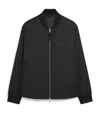 Dunhill Stretch-wool Athluxury Bomber Jacket In Blue