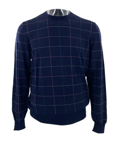 Dunhill Striped Long-sleeved Sweater In Black